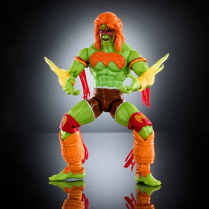 WWE X Street Fighter Ultimate Warrior Action Figure & Accessories, 6-Inch Collectible Blanka Mashup Set