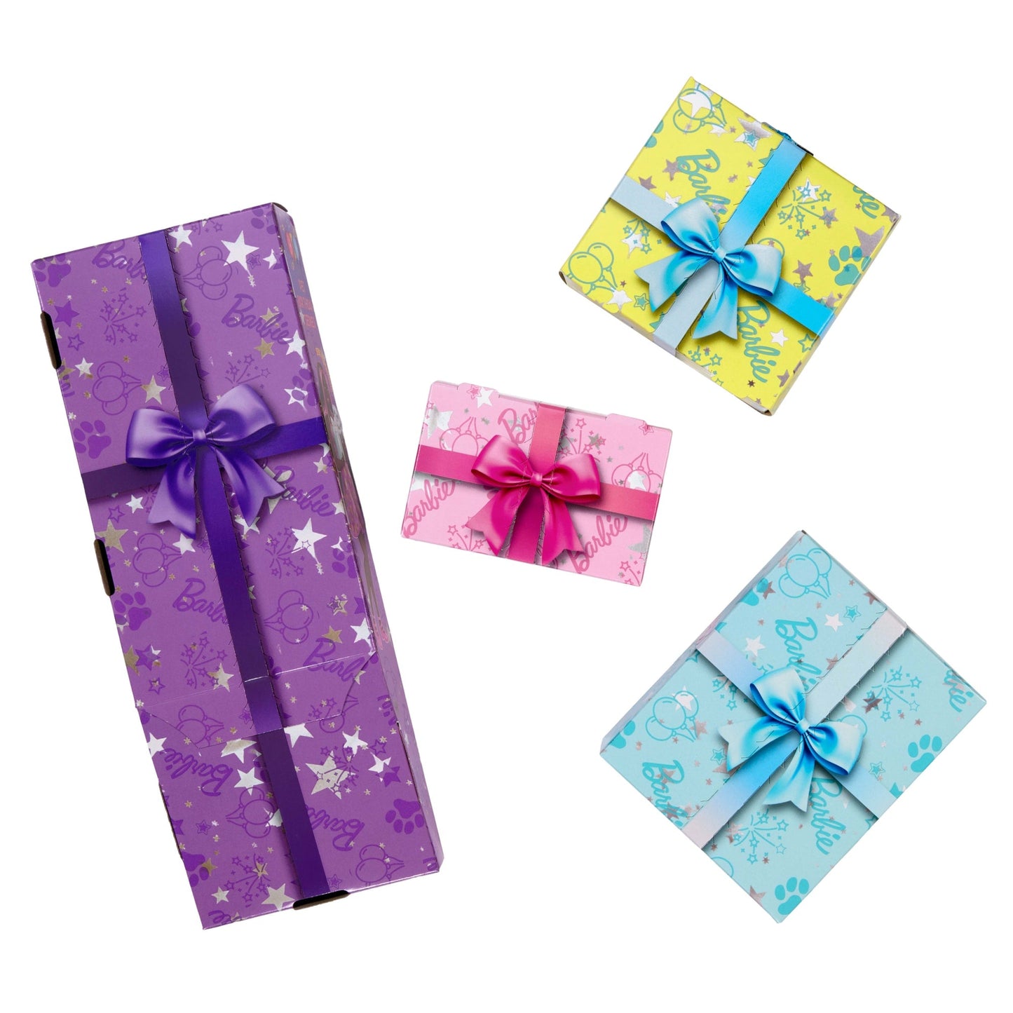 Barbie Muñeca Fiesta de Mascotas Vestido Morado