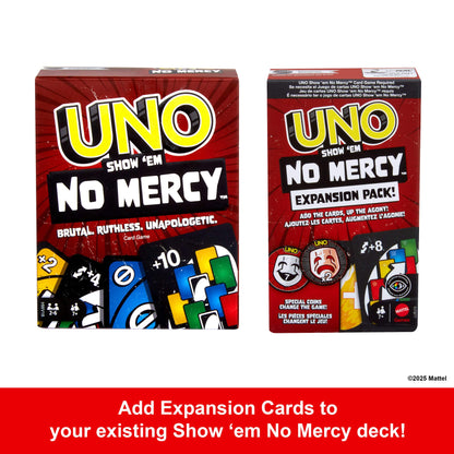 UNO Show ‘Em No Mercy Card Game Expansion Pack For Kid, Adult & Family Nights & Parties