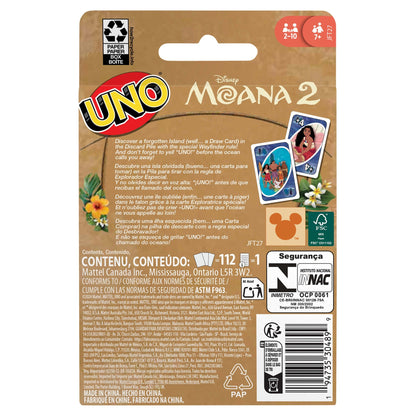 UNO Disney Moana 2 Card Game For Kids & Family Night
