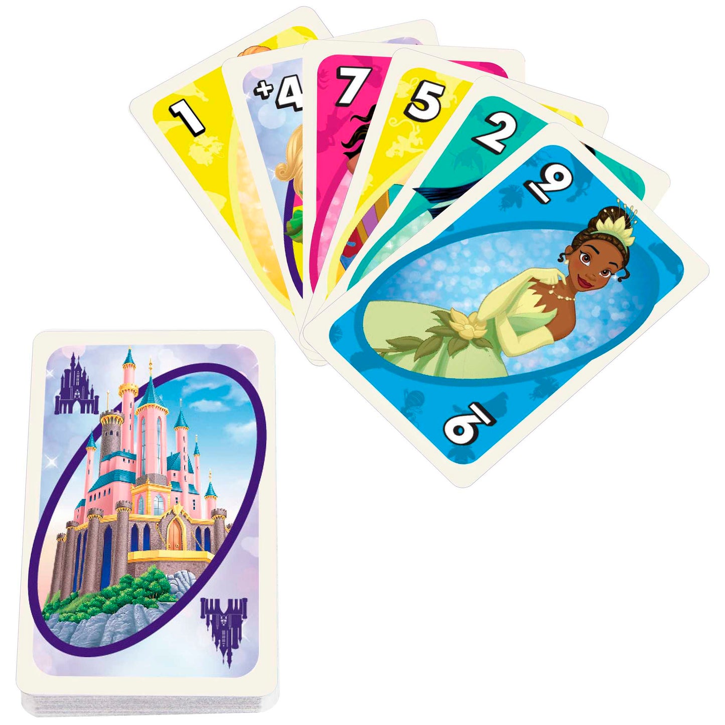 UNO Disney Princesses Matching Card Game, 112 Cards With Unique Wild Card & instructions