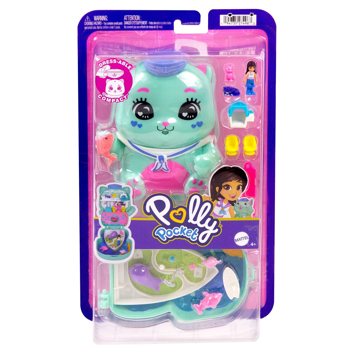 Polly Pocket Conjunto de Brinquedo Mundo dos Estrojos de Polly
