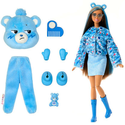 Barbie Cutie Reveal Muñeca Ositos Cariñositos Azul