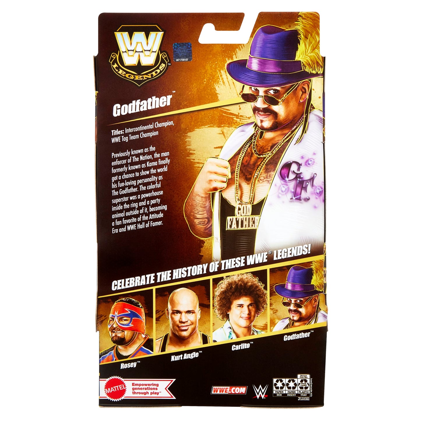 Wwe  Collection Elite  Legends  Série26  Figurine  Godfather