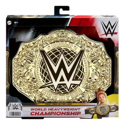 WWE Championship Title, World Heavyweight Role-Play & Costume, Leather-Like Belt