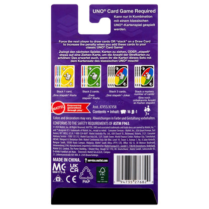 UNO Add-On-Packs Stack Pack Card Game For Kids, Family & Game Nights, Travel, Camping & Parties