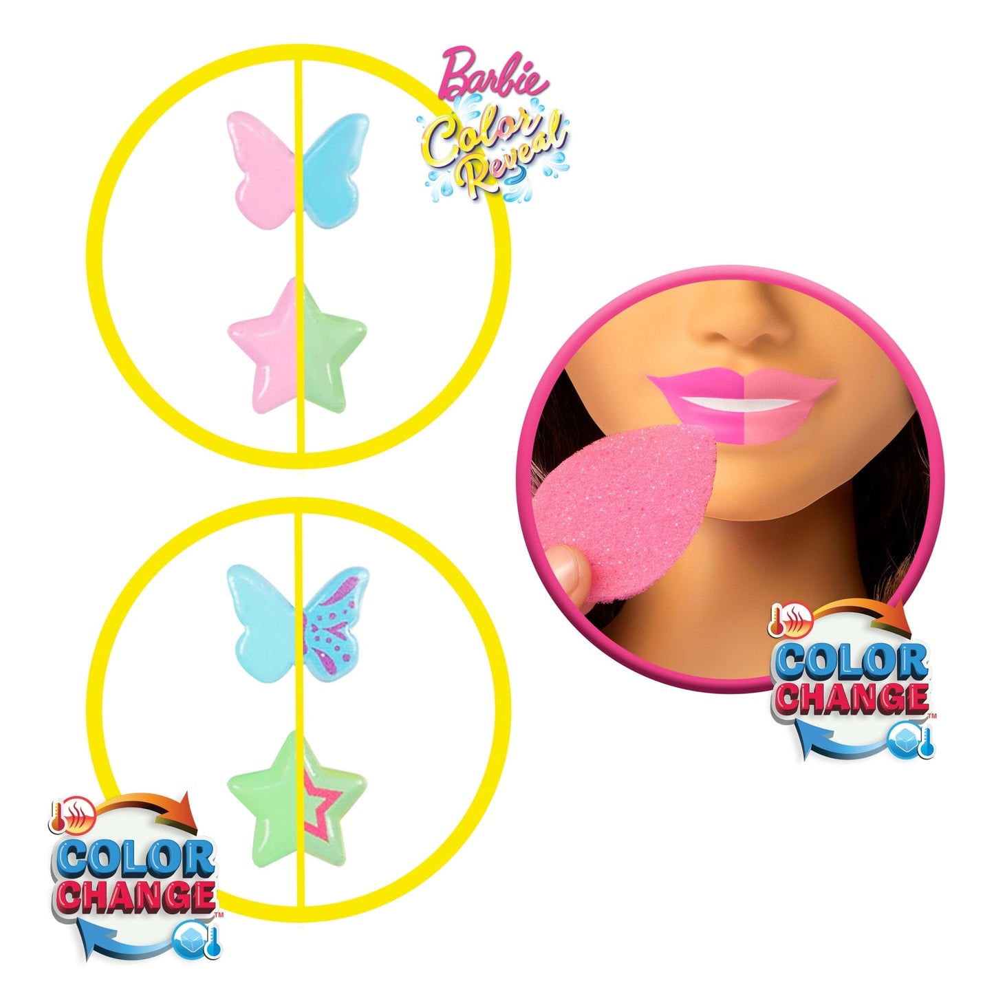 Barbie Doll Styling Head, Brown Hair With 20+ Hair Styling Accessories