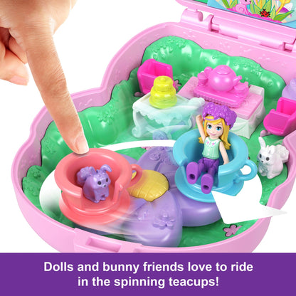 Polly Pocket Core Compact Playsets With Doll, Pet, & Accessories, Travel Toys With Surprise Reveals