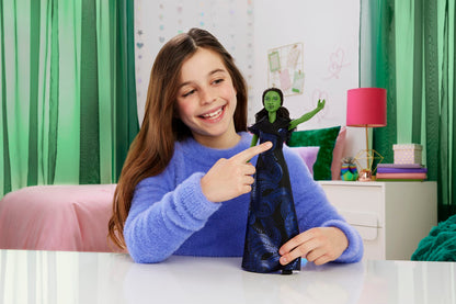 Universal Pictures’ Wicked: For Good Singing Elphaba Doll, Movie-inspired Outfit, Sings “For Good"