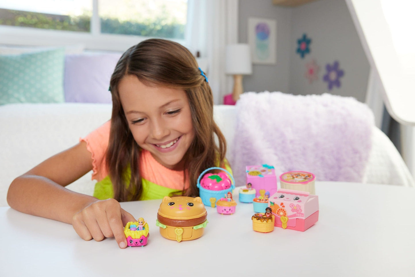Polly Pocket Conjunto de Brinquedo Compacto Revel Comidinha Rápida