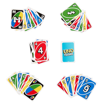 Uno-Jeu de Cartes Teams-en Équipes Pour Toute La Famille