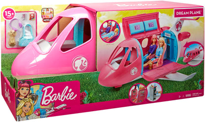 Barbie Dreamplane Airplane Playset With Puppy And Snack Cart, 15+ Accessories