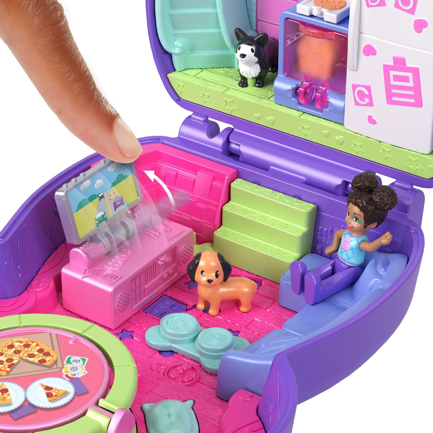 Polly Pocket Conjunto de Brinquedo Mundo dos Estrojos de Polly