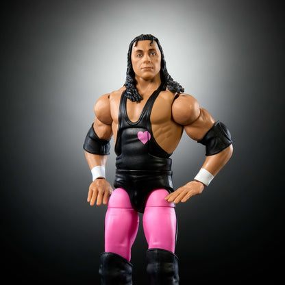 Wwe-Élite Wrestlemania-Bret Hart-Figurine Premium Live Event