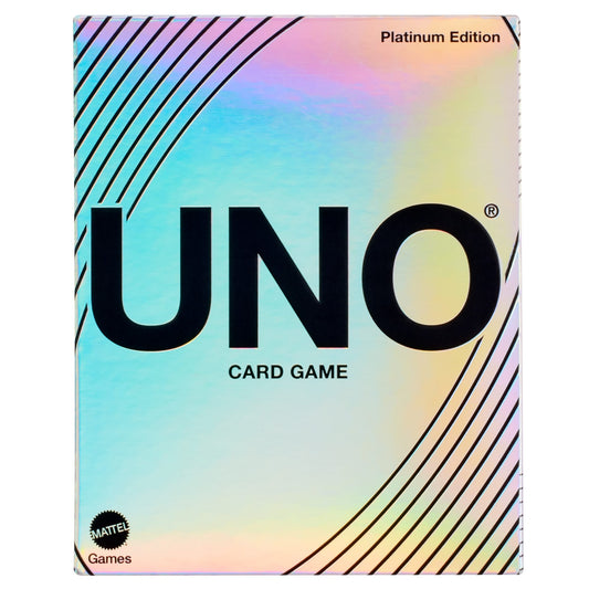 UNO Juego de Cartas Platinum