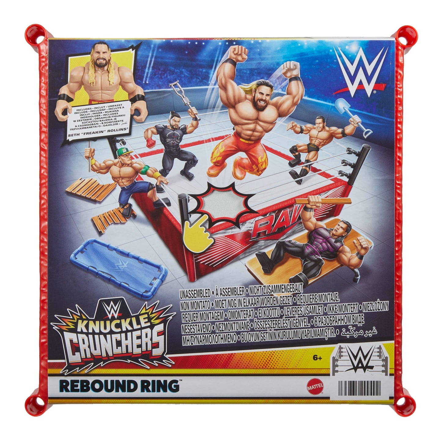 Wwe® Knuckle Crunchers™ Coffret de Jeu Ring à Rebonds