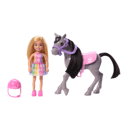 Barbie Set de Juego Chelsea Paseo en Pony
