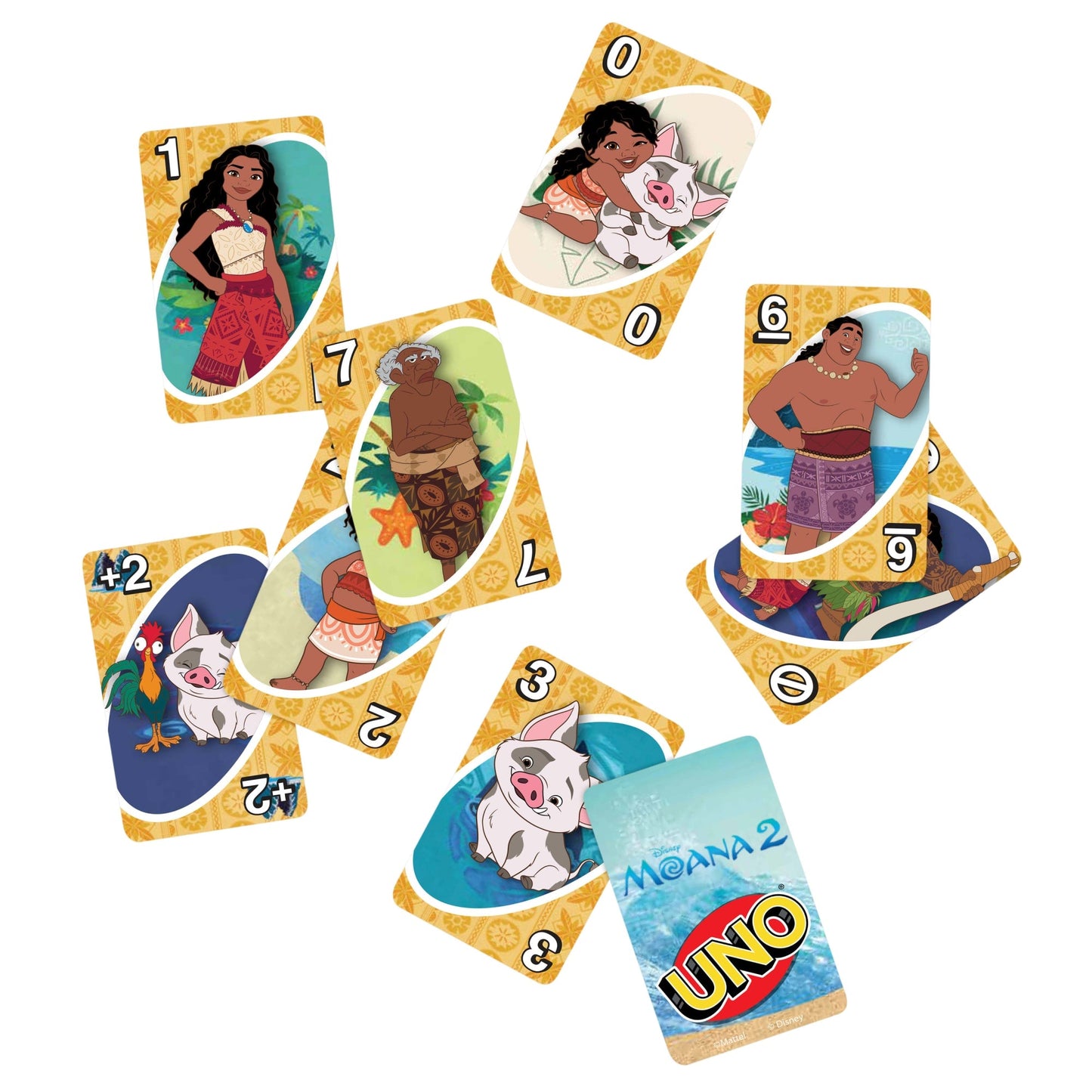 UNO Disney Moana 2 Card Game For Kids & Family Night