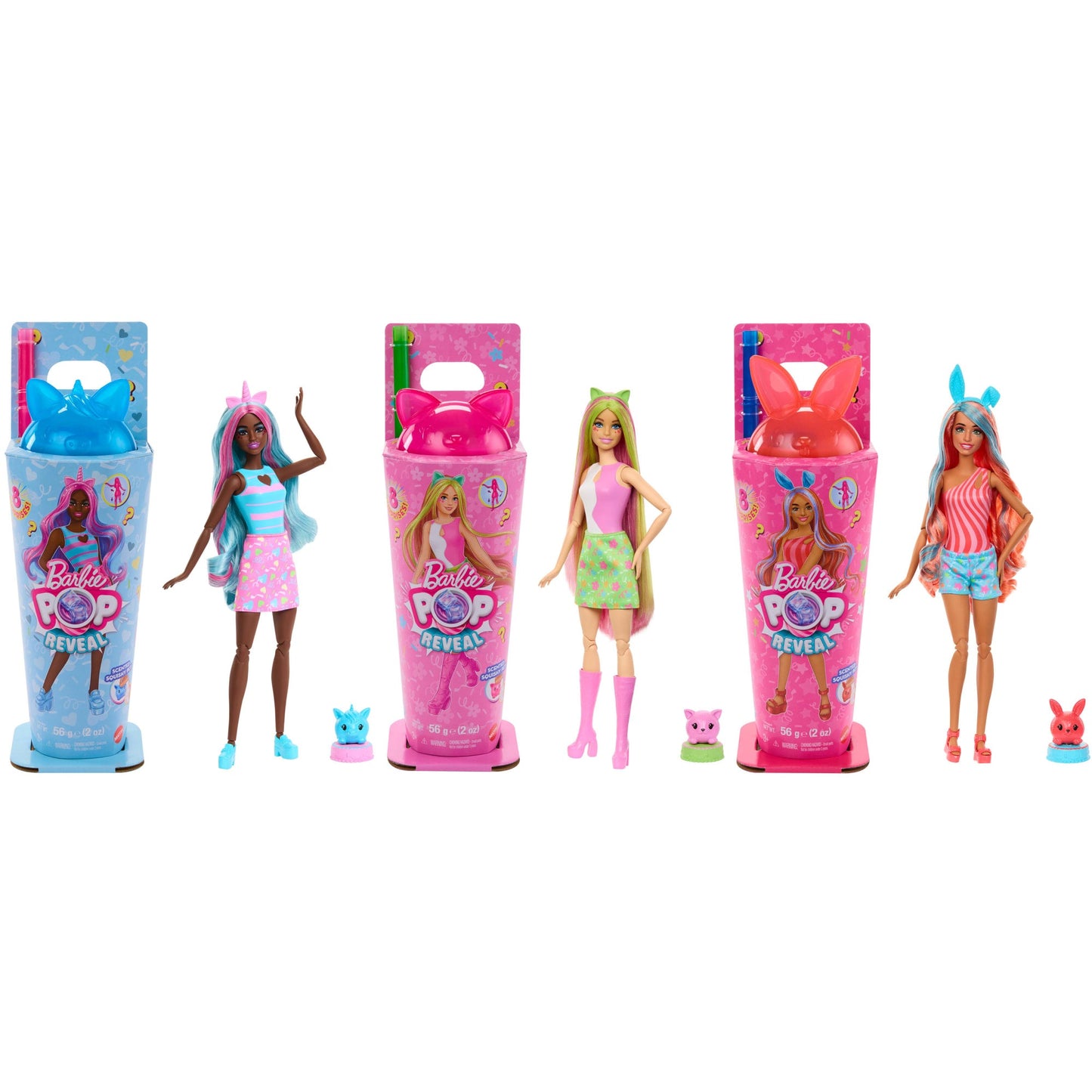 Barbie Pop Reveal Muñeca Serie de Animalitos Sorpresa