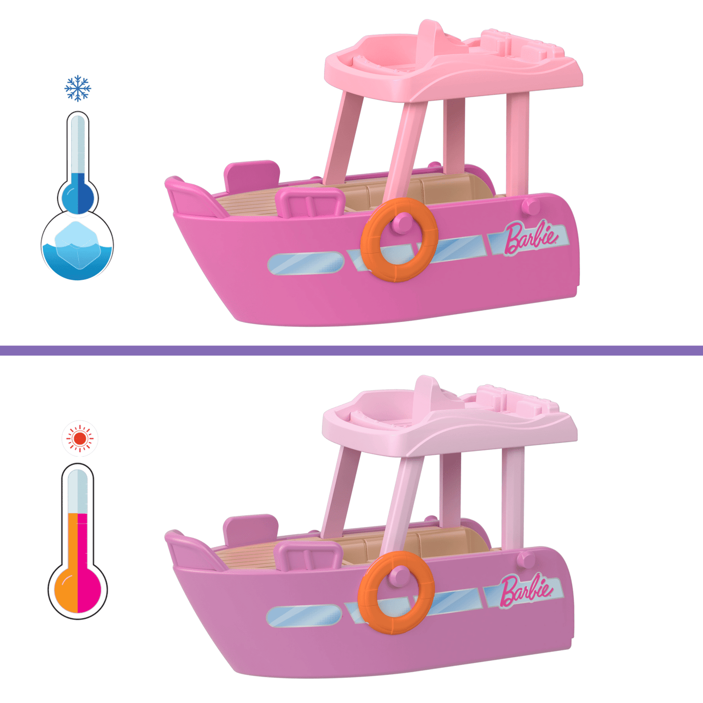 Barbie Mini BarbieLand Veículo para Boneca Iate Dos Sonhos