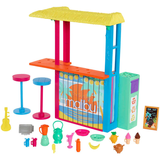 Barbie Loves The Ocean Beach Shack Playset, Made From Recycled Plastics