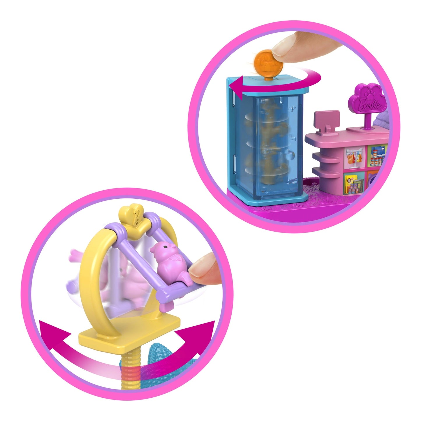 Barbie Mini BarbieLand Conjunto de Brinquedo Pacote Mundo Miniatura