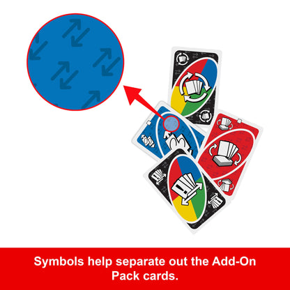 UNO Add-On-Packs Swap Pack Card Game For Kids, Family & Game Nights, Travel, Camping & Parties