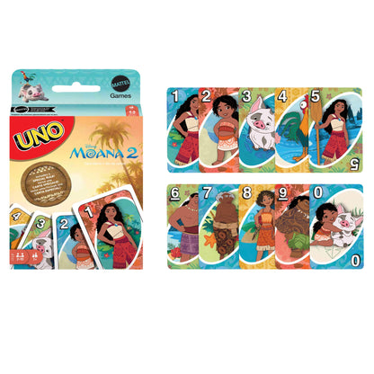 UNO Disney Moana 2 Card Game For Kids & Family Night