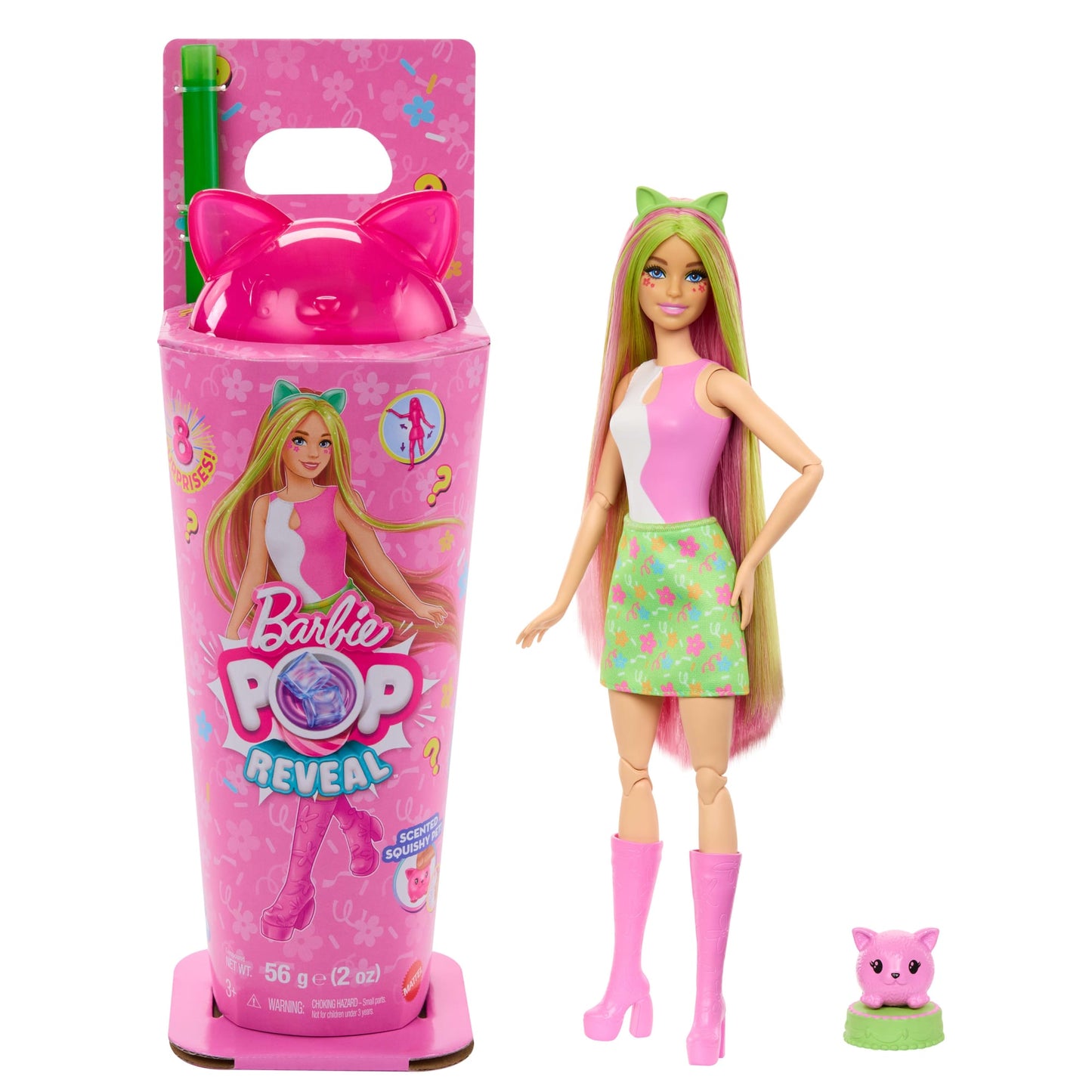 Barbie Pop Reveal Boneca Série de Animaizinhos Coelhinho