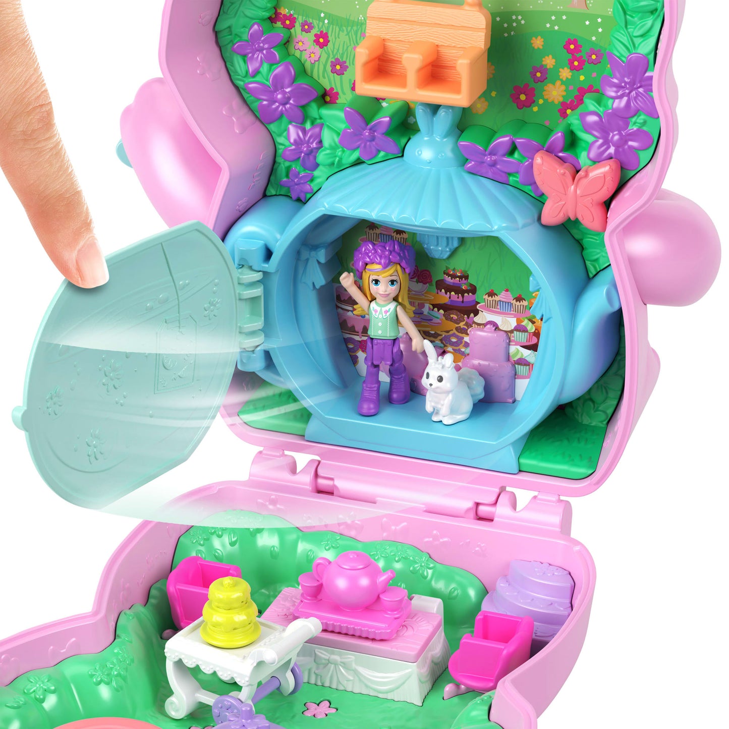 Polly Pocket-Coffrets Univers-Animal, Figurine et Accessoires