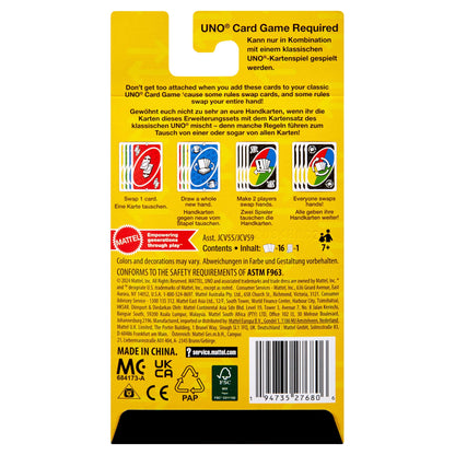 UNO Add-On-Packs Swap Pack Card Game For Kids, Family & Game Nights, Travel, Camping & Parties