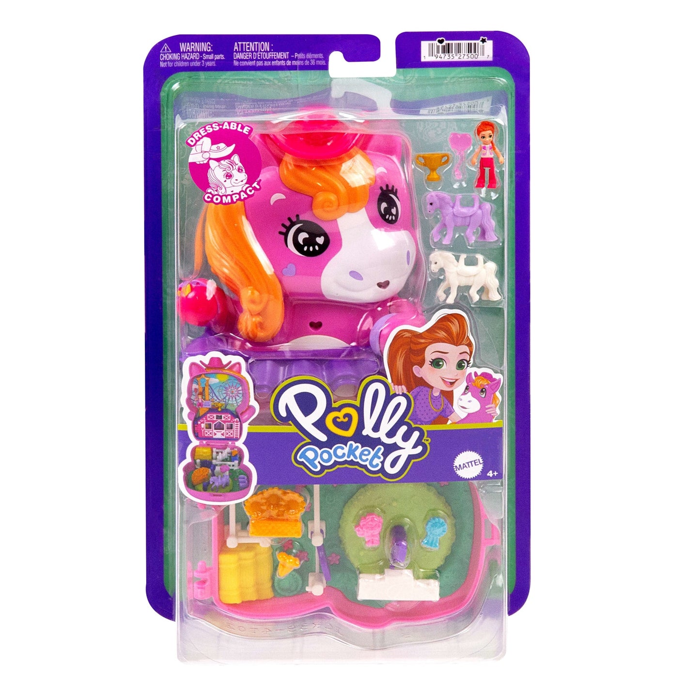 Polly Pocket Set de Juego Mundo de Compactos de Polly