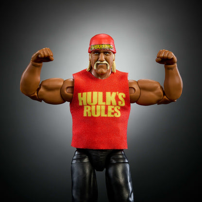 WWE Elite Collection Premium Live EVent Hulk Hogan Action Figure Set, Wrestlemania Collectible