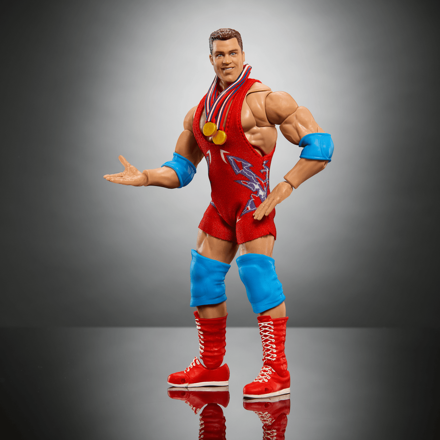 WWE Ultimate Edition Kurt Angle Action Figure & Accessories Set, 6-inch Collectible, 30 Articulation Points