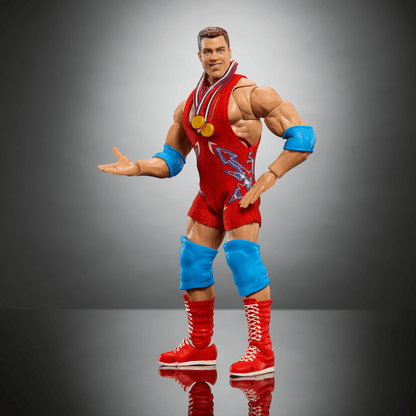 WWE Ultimate Edition Kurt Angle Action Figure & Accessories Set, 6-inch Collectible, 30 Articulation Points