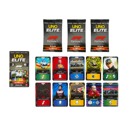 UNO Elite Formula 1 2025 Core Edition Booster Set